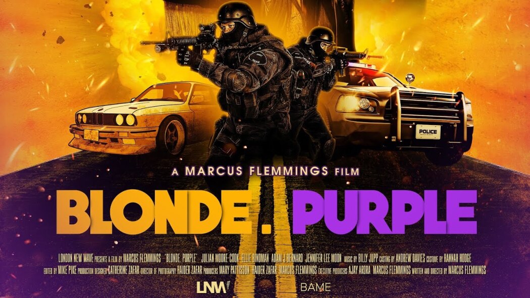 ქერა. იისფერი / Blonde. Purple