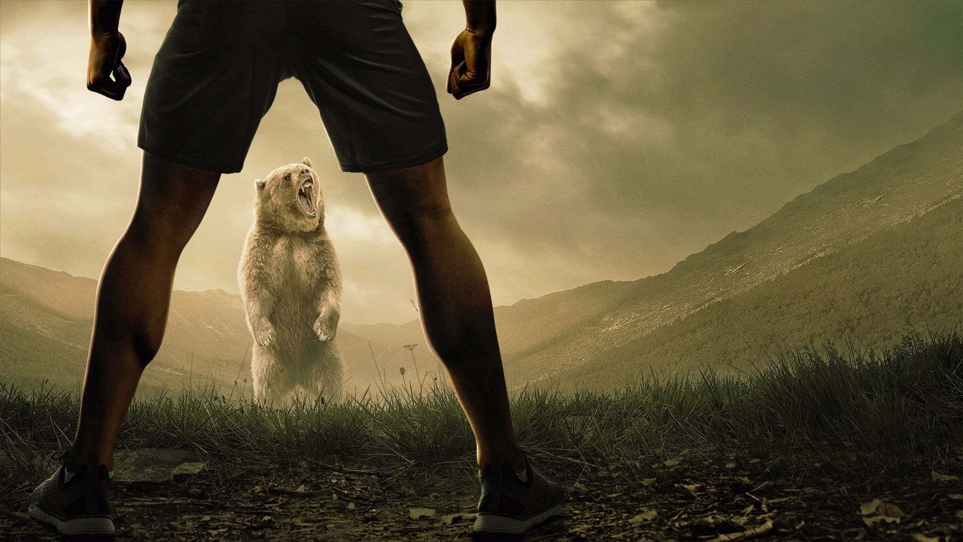 ადამიანი დათვის წინააღმდეგ / Man vs Bear